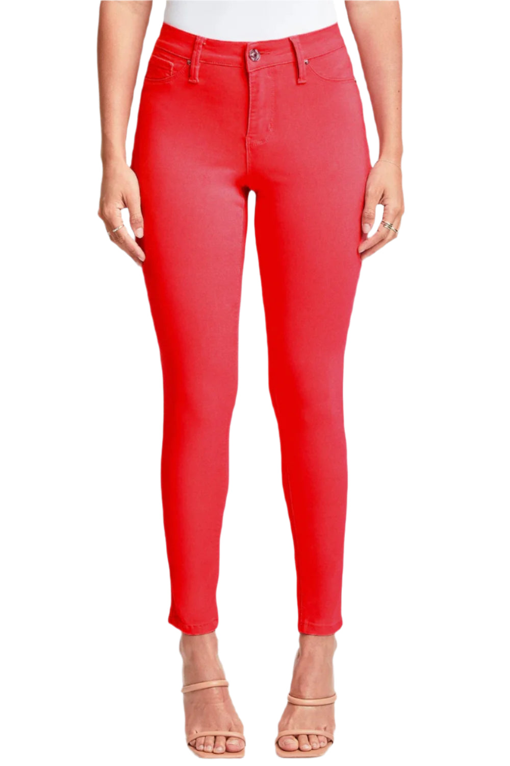 YMI jeans wear full size hyper stretch mid-rise skinny jeans