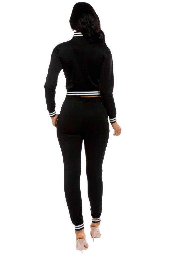 two piece pant set by Claude