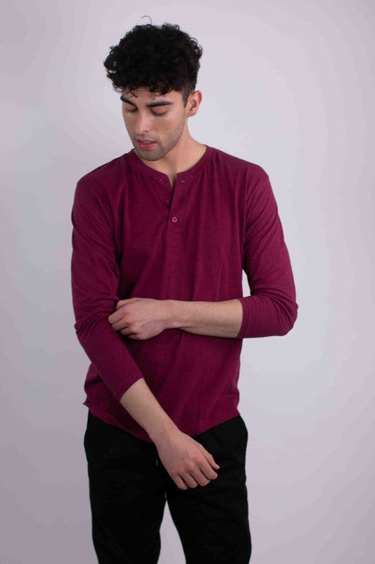Generation XYZ long sleeves henley t-shirt