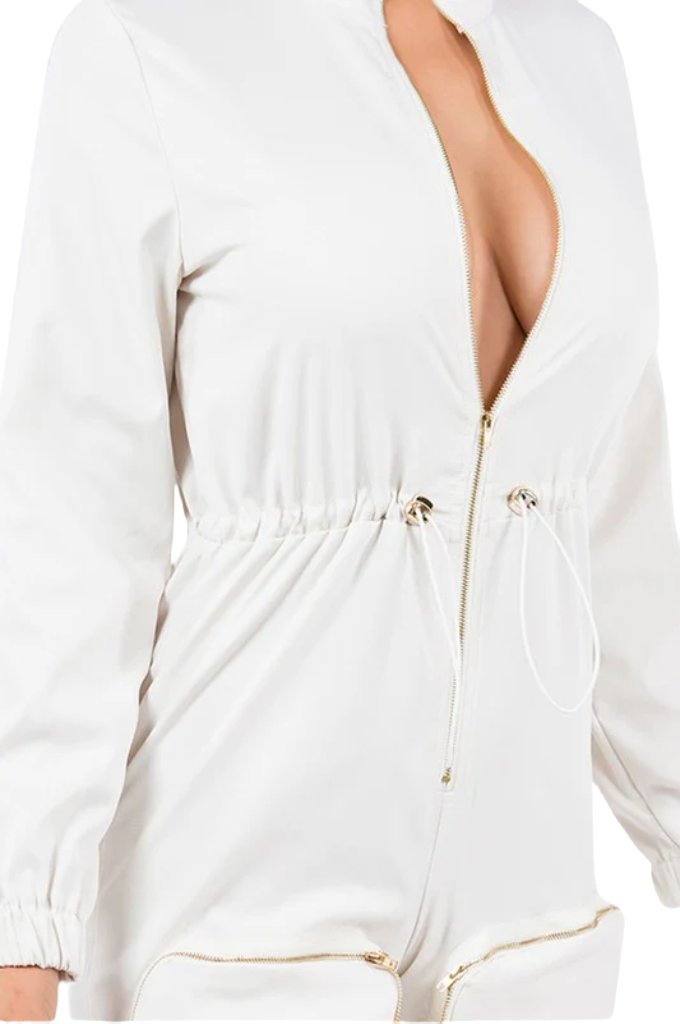 sexy cargo style jumpsuit by Claude