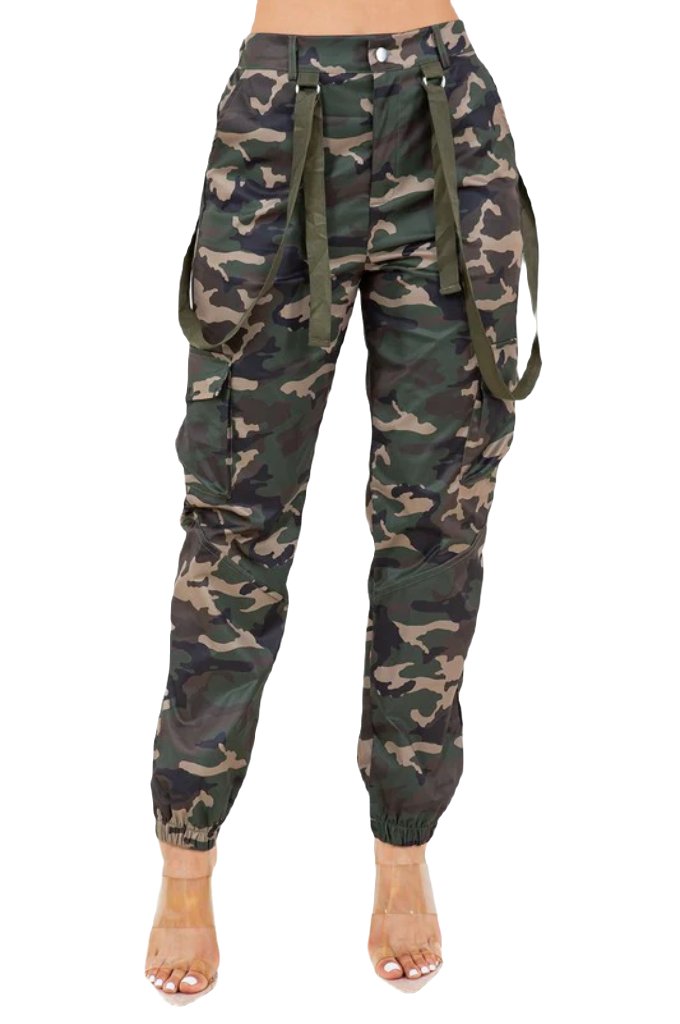 women fashion cargo pants by Claude