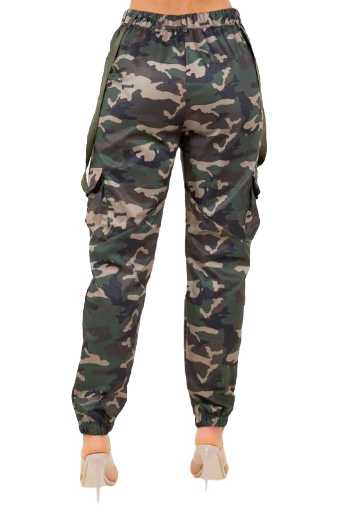 women fashion cargo pants by Claude