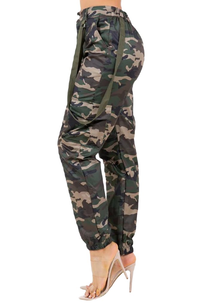 women fashion cargo pants by Claude