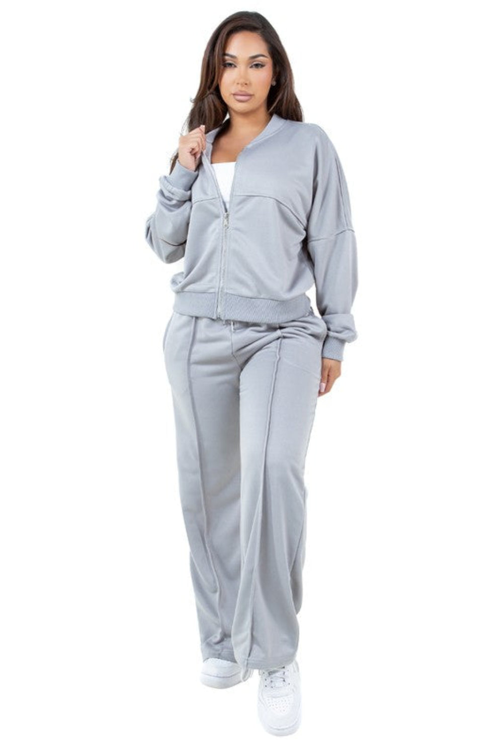 women fashion sweatsuit two piece by Claude