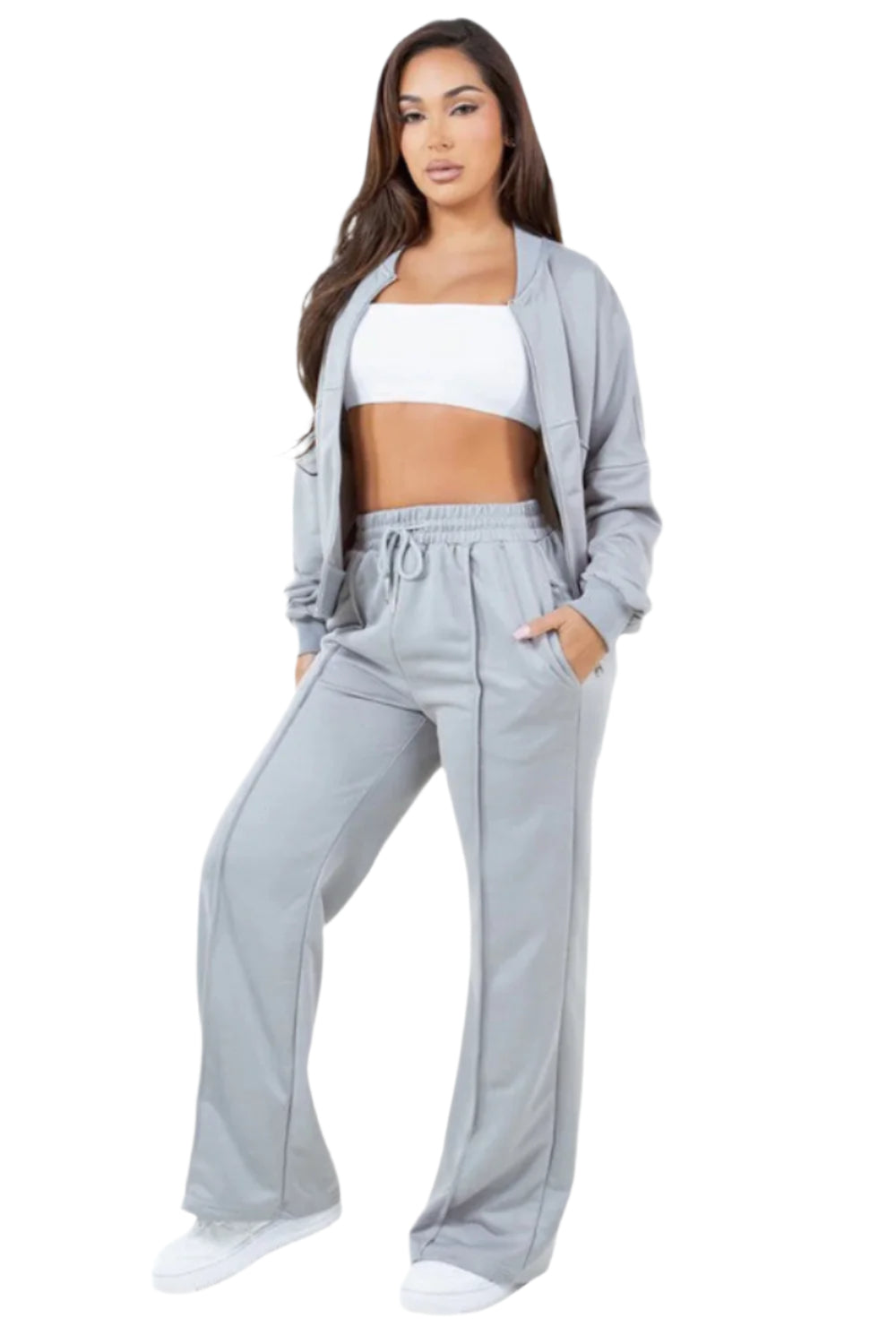 women fashion sweatsuit two piece by Claude