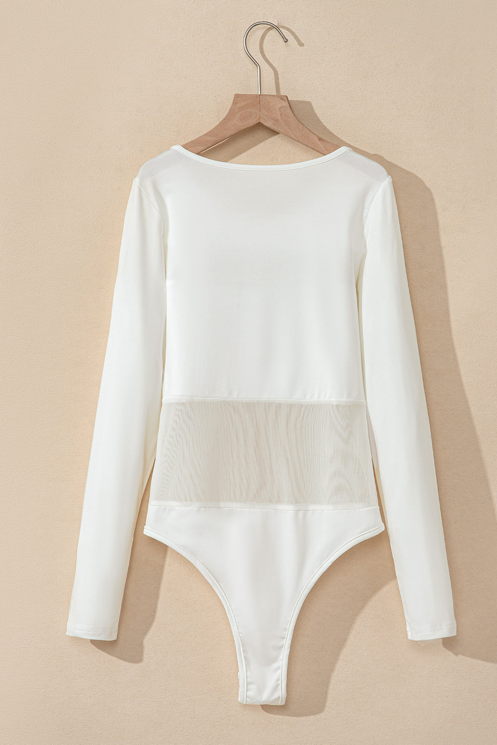 SYNZ round neck long sleeve bodysuit