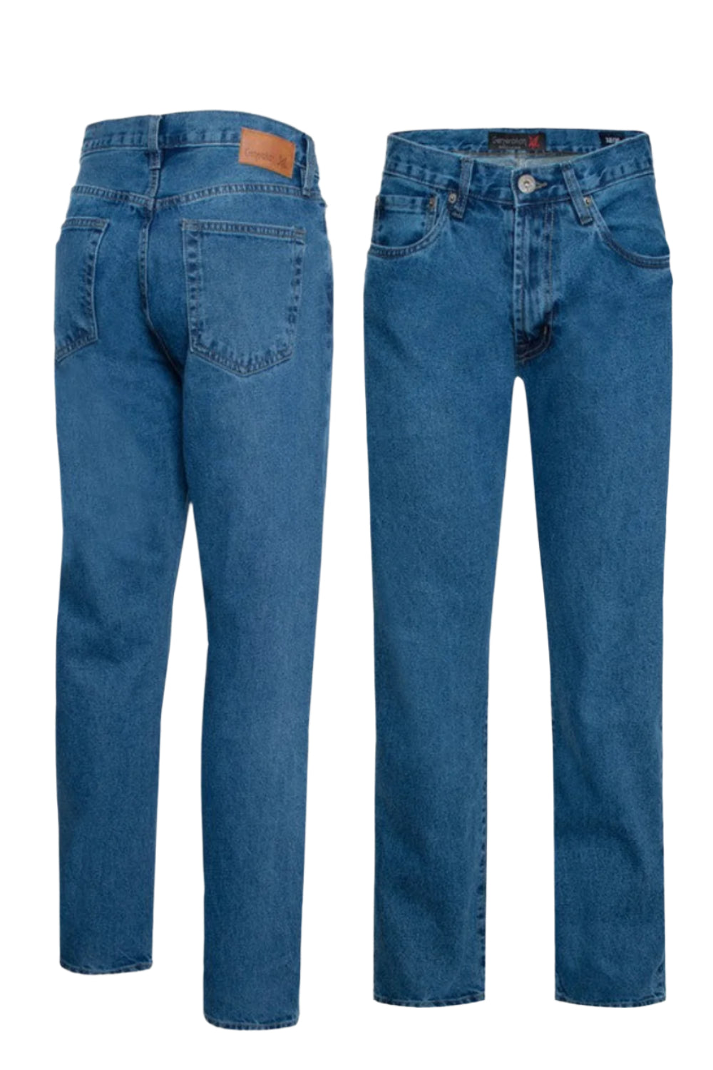 GenerationXYZ men straight leg denim jeans