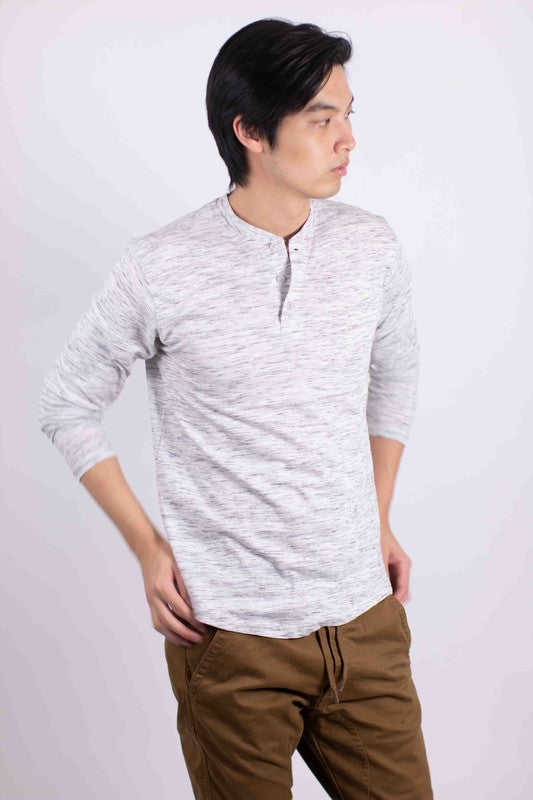 Generation XYZ long sleeves henley t-shirt