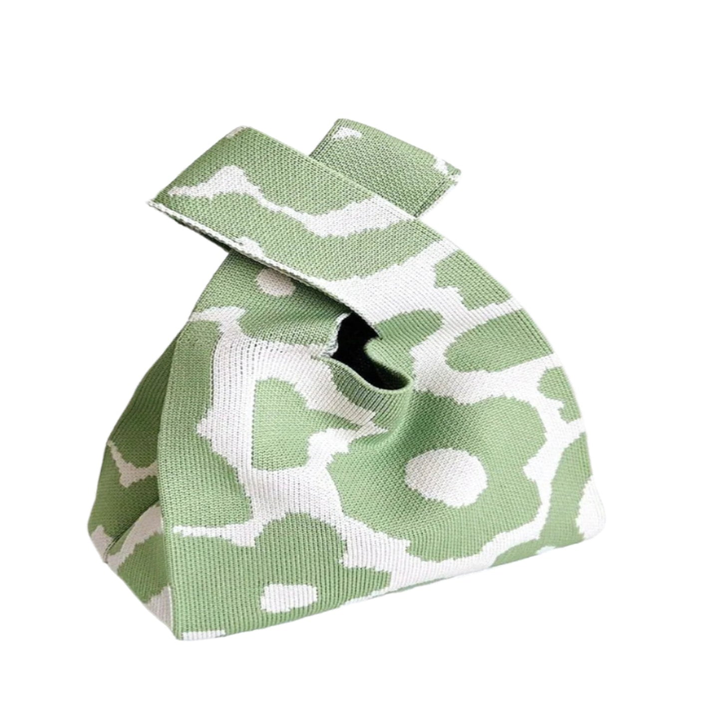 Zenana flower eco-friendly knitted handbag