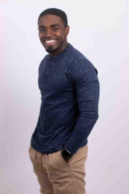 Generation XYZ long sleeves henley t-shirt