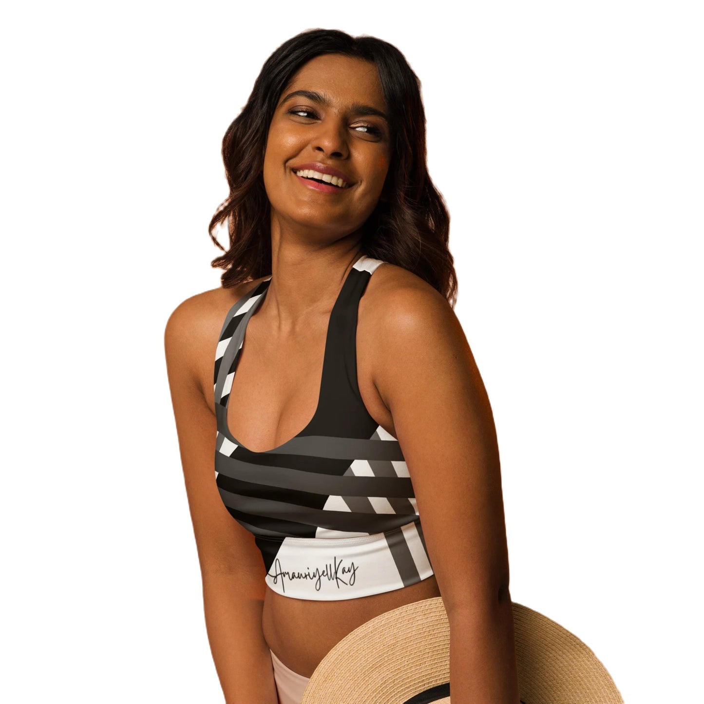 Amauriyellkay longline sports bra