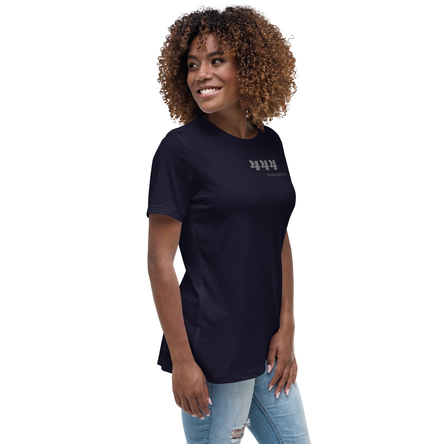 AmauriyellKay women's 444 graphic t-shirt