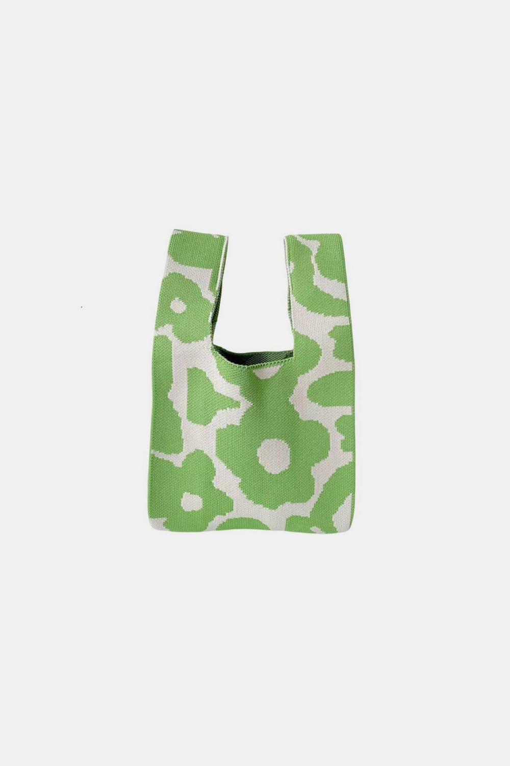 Zenana flower eco-friendly knitted handbag