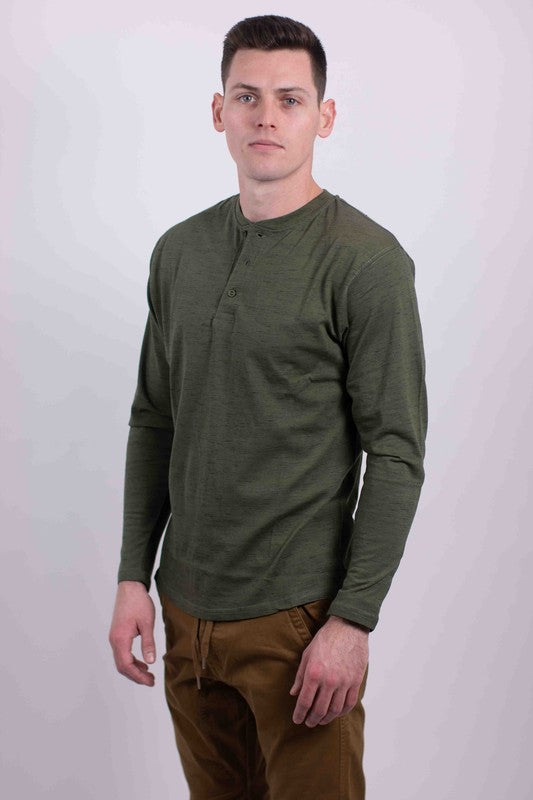 Generation XYZ long sleeves henley t-shirt