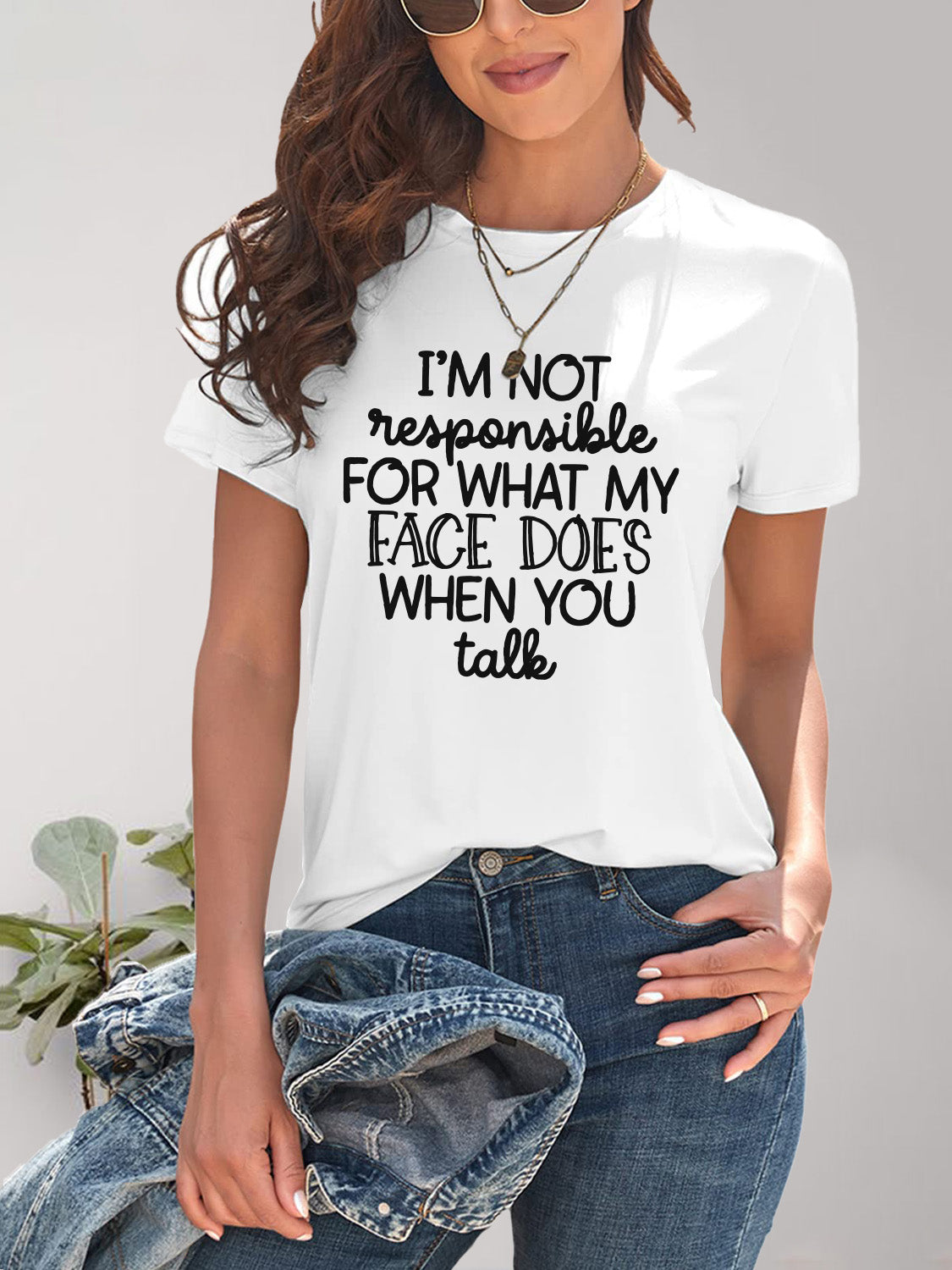 A&D Graphic Round Neck Short Sleeve T-Shirt