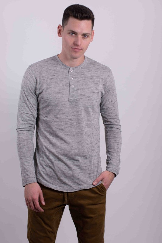 Generation XYZ long sleeves henley t-shirt