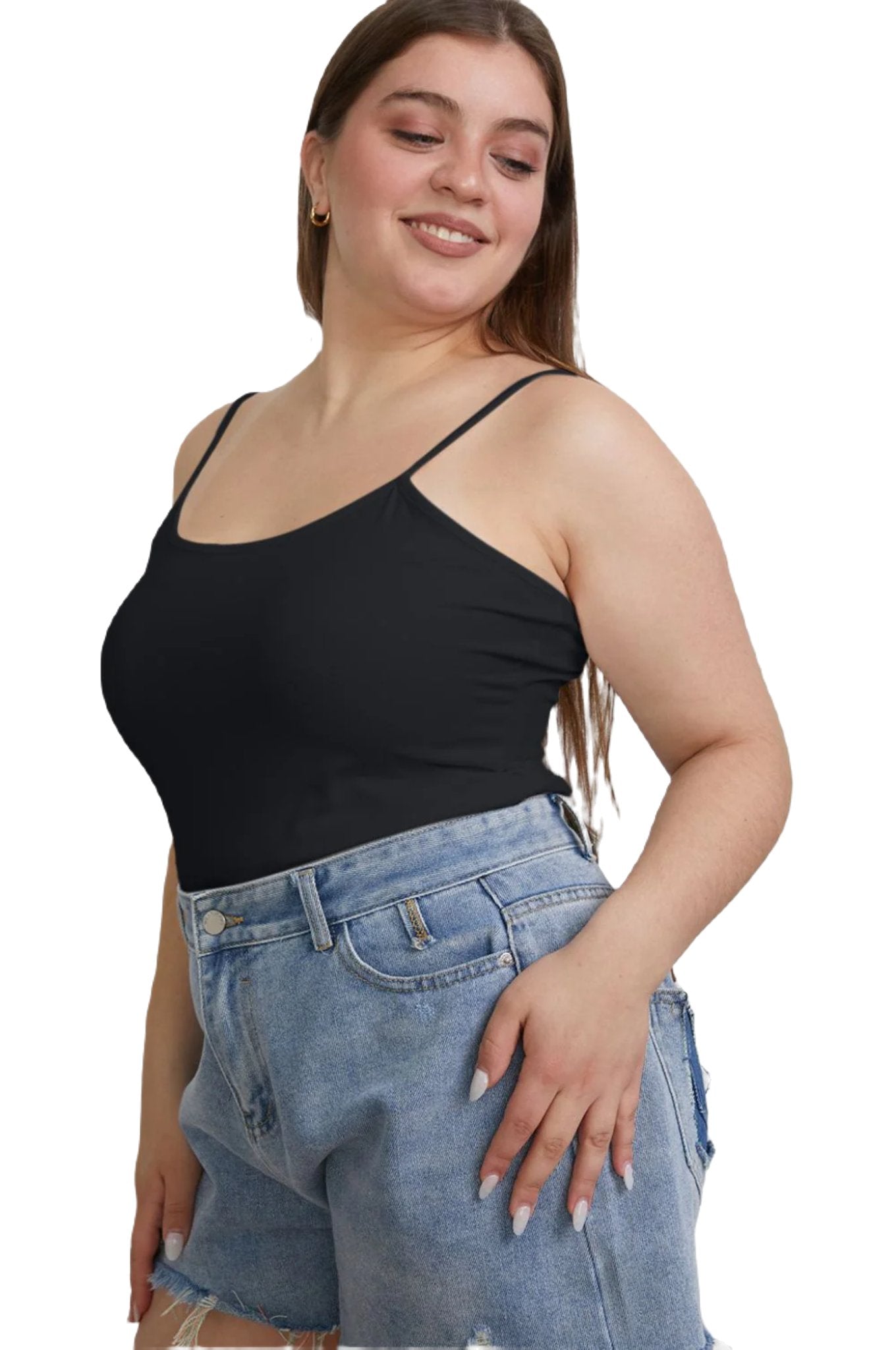 Basic Bae Full Size Round Neck Slim Cami