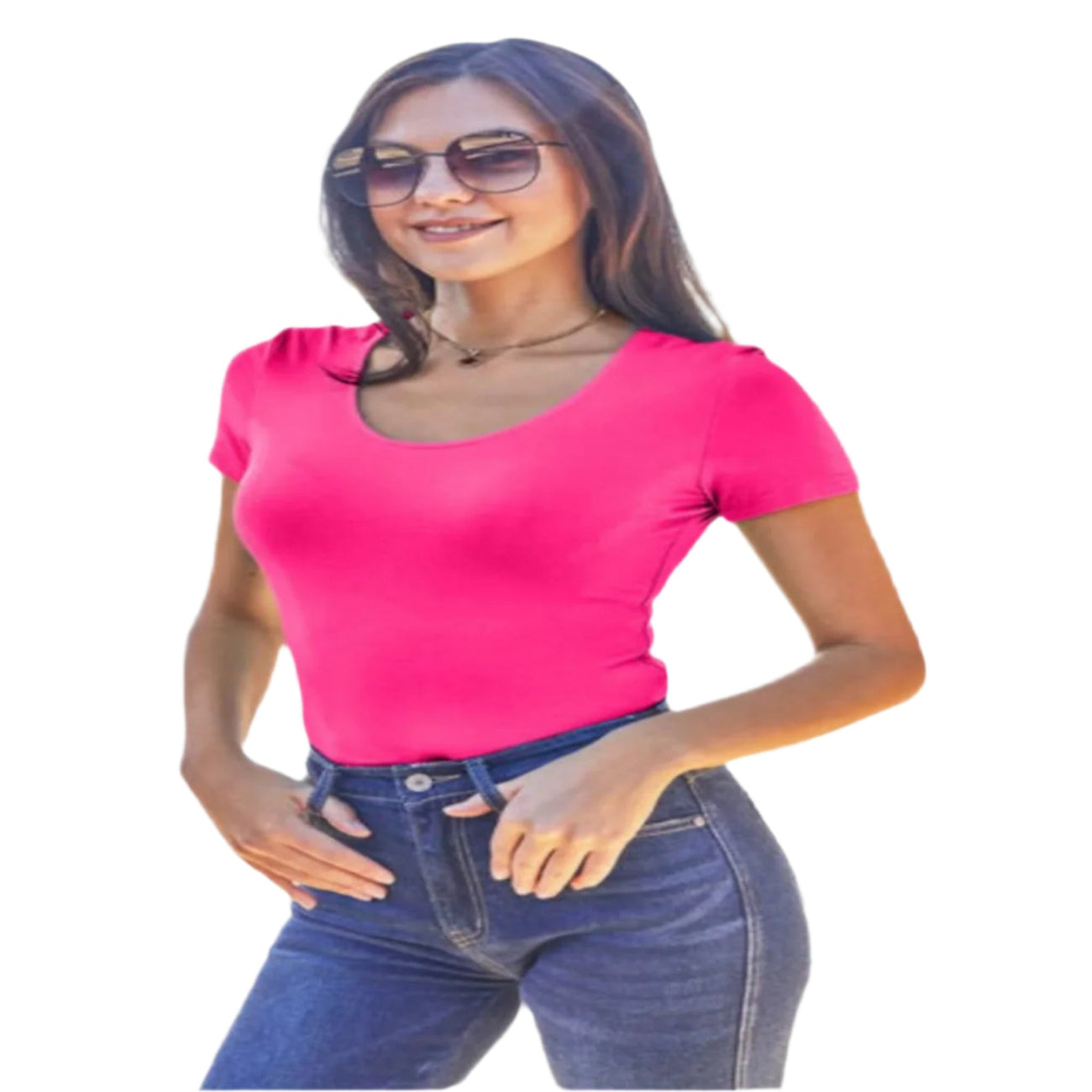 Basic Bae Round Neck Short Sleeve Bodysuit