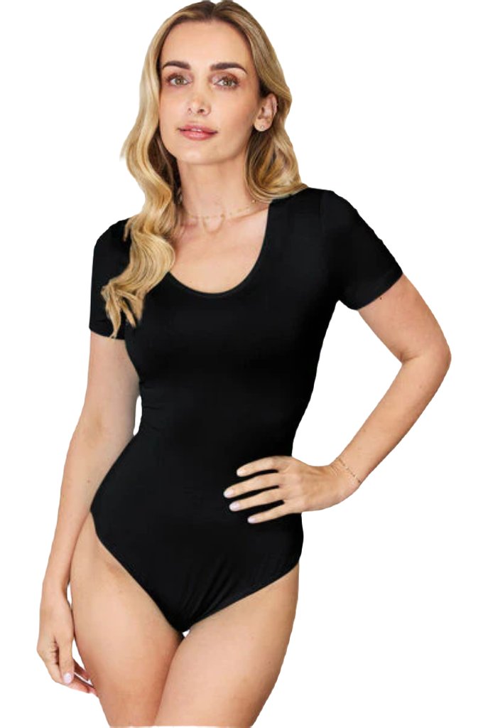 Basic Bae Round Neck Short Sleeve Bodysuit