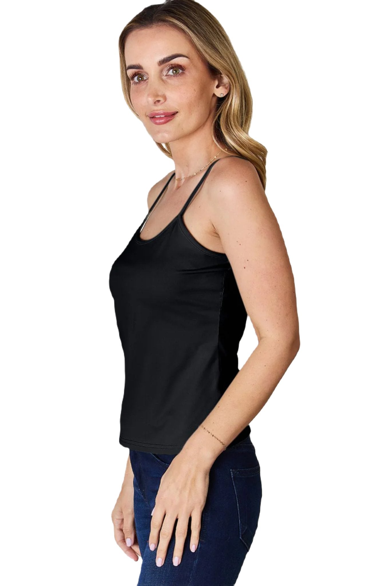 Basic Bae Full Size Round Neck Slim Cami