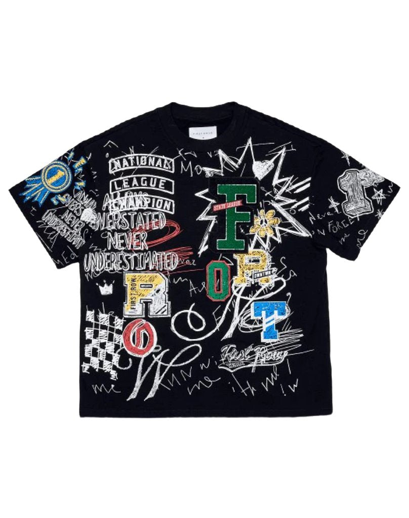 Allover doodling tee