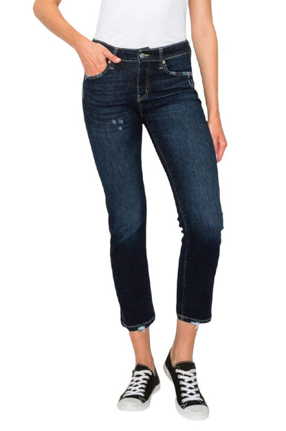 RISE High SKINNY STRAIGHT JEANS