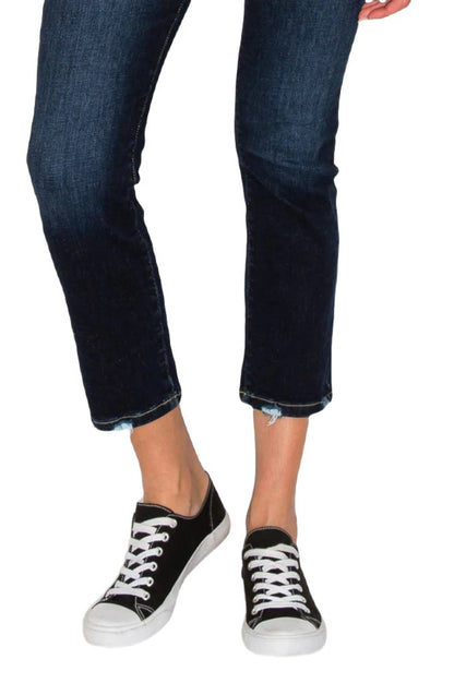 PLUS SIZE - HIGH RISE SKINNY STRAIGHT JEANS