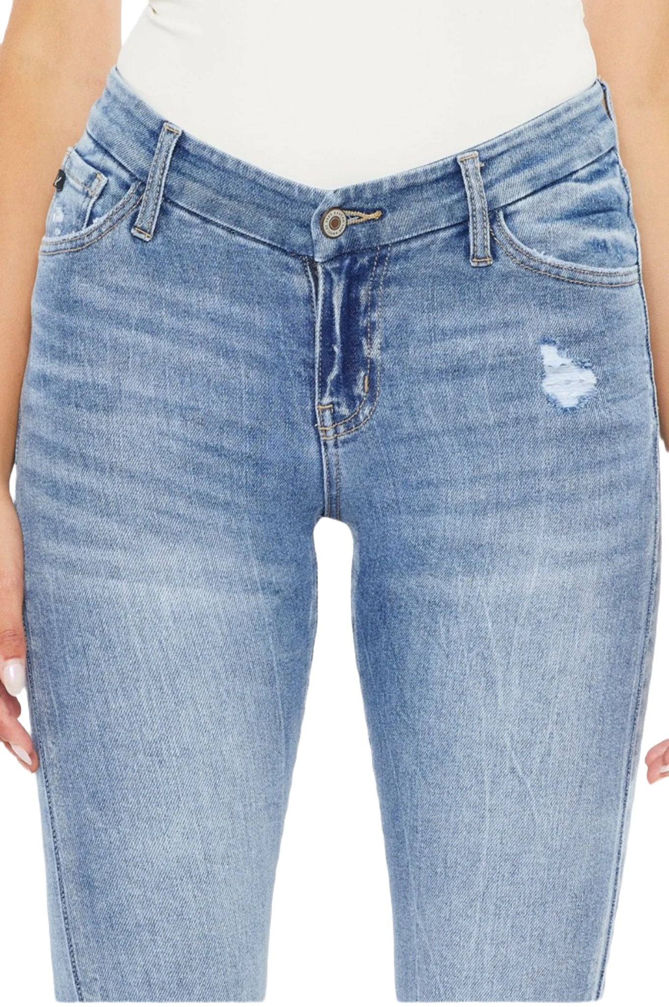 Kancan High Waist Cat's Whiskers Skinny Jeans