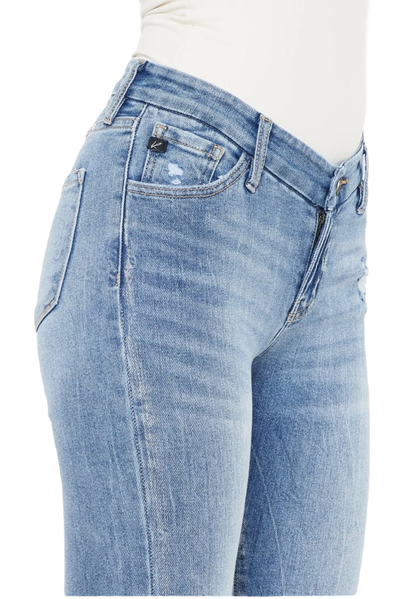 Kancan High Waist Cat's Whiskers Skinny Jeans