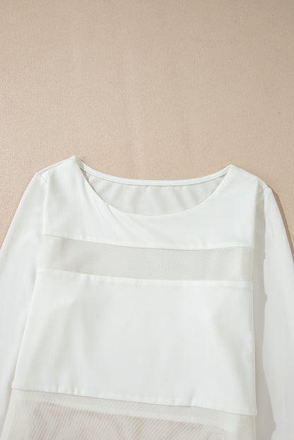 SYNZ round neck long sleeve bodysuit
