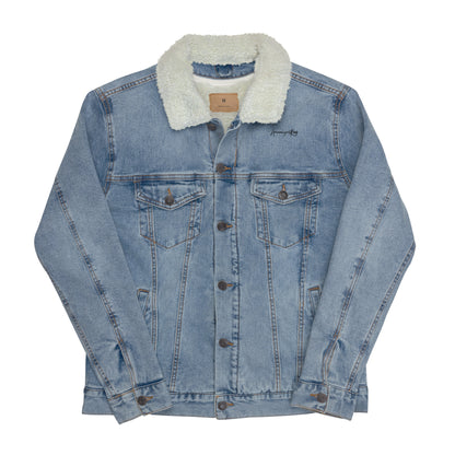 Amauriyellkay unisex denim sherpa jacket