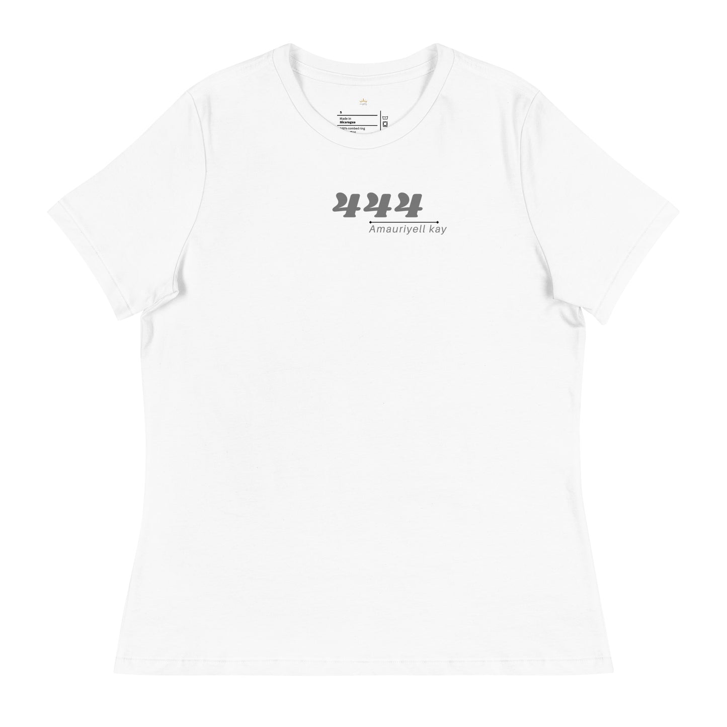 AmauriyellKay women's 444 graphic t-shirt