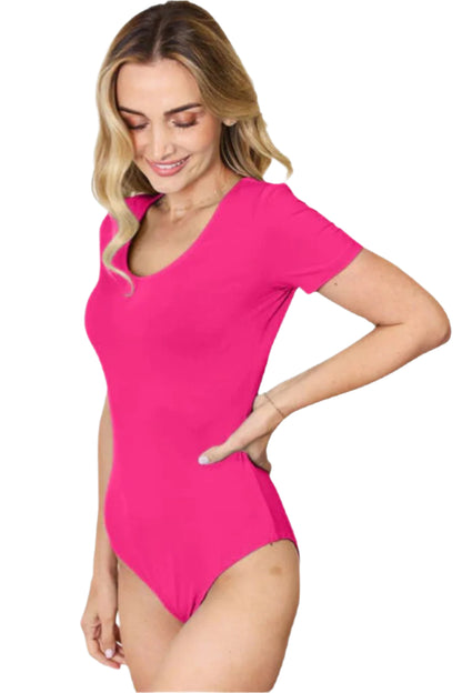 Basic Bae Round Neck Short Sleeve Bodysuit