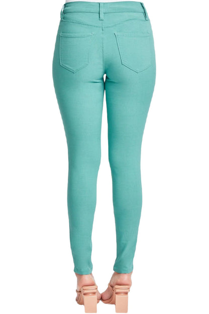 YMI Jeanswear Full Size Hyperstretch Mid-Rise Skinny Pants